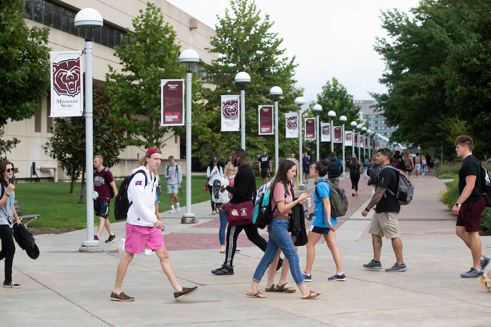 At Missouri State University, fall enrollment is just shy of a record set a year ago.